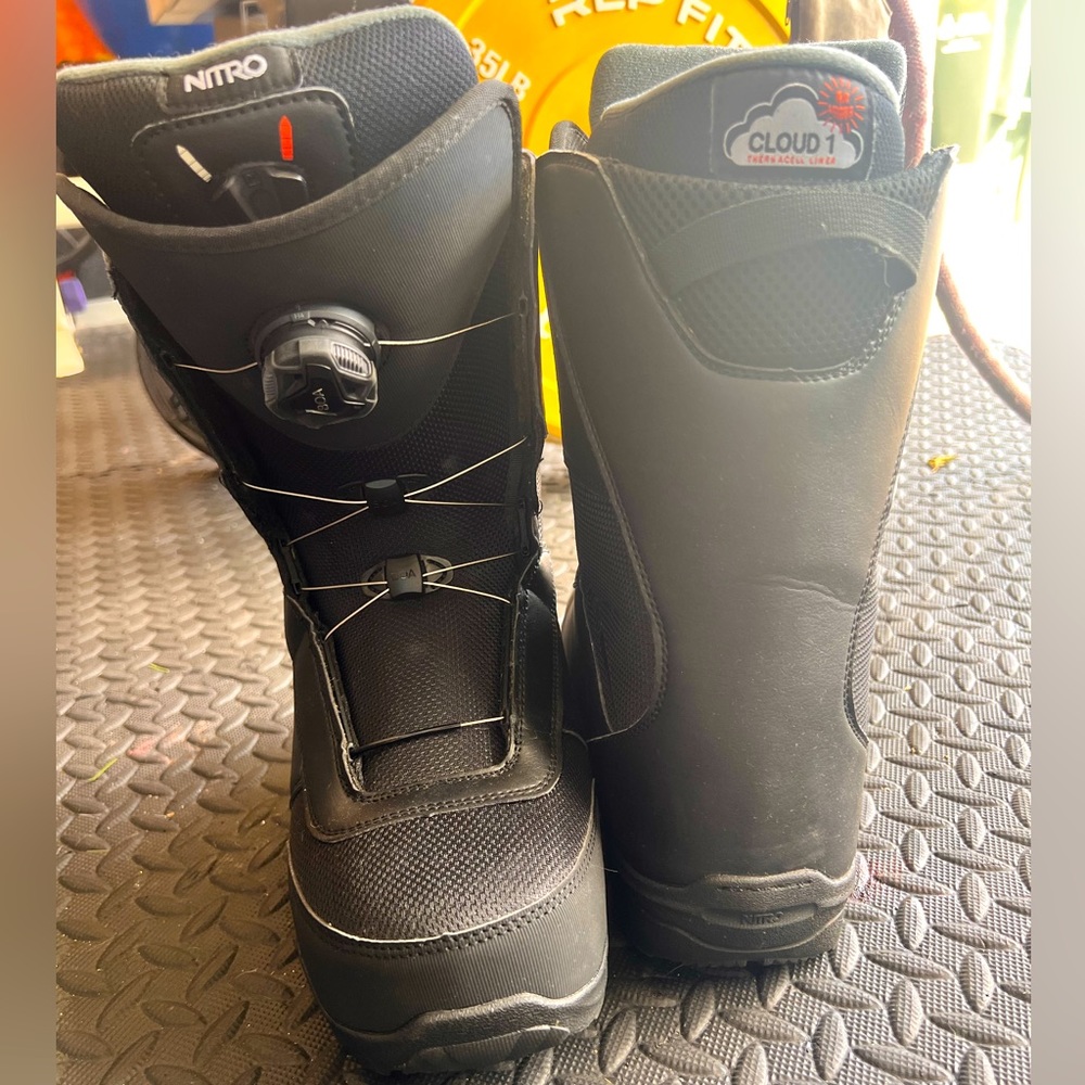 Like new Nitro Boa snowboarding boots